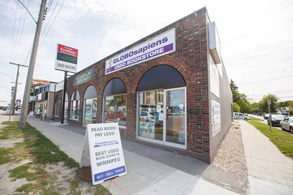 Free Press file photo by Mike Deal
GLOBOsapiens Used Bookstore is located at 3096 Portage Ave.