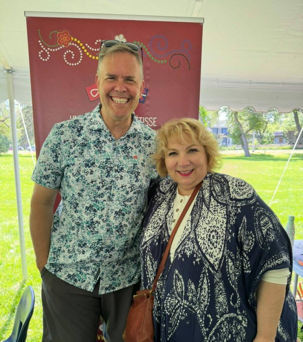 Supplied photo
MLA Robert Loiselle with the late Paulette Duguay.