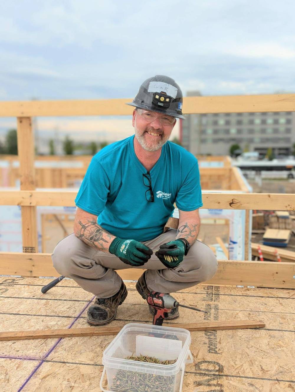 Supplied photo
Elmwood-Transcona MP Colin Reynolds at Habitat for Humanity Manitoba’s Pandora Avenue site earlier this summer.