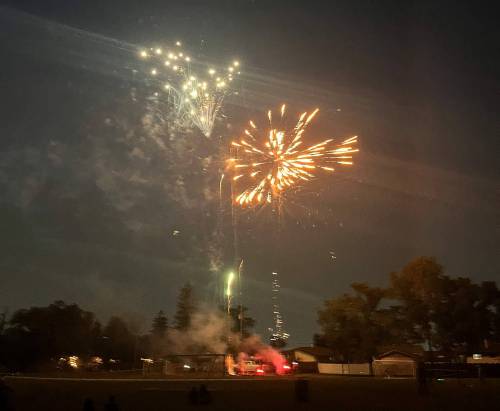 Supplied photo
                                Annual fireworks display in Vincent Massey Park.