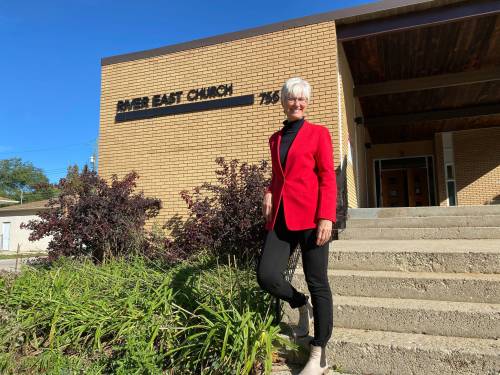 Photo by Sheldon Birnie
                                Mary Anne Isaak (pictured) is a pastor at River East Church (755 McLeod Ave.). For the past 10 years, River East Church has contributed to MCC Manitoba’s Grow Hope campaign, which connects urban residents with farmers, in order to support growing crops for the Canadian Foodgrains Bank, in order to help address food insecurity globally.