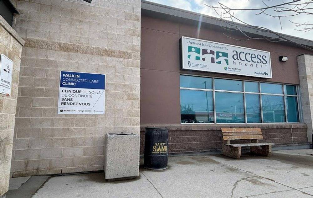 Supplied photo
Outside one of the many clinics our government is funding to support Manitobans.