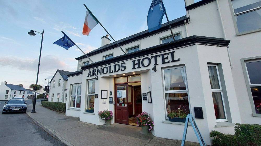 Photo by RoseAnna Schick
Centrally located in Dunfanaghy, with magnificent views of Sheephaven Bay and Kilahoey Beach, Arnolds Hotel is a fourth-generation, family-run operation.