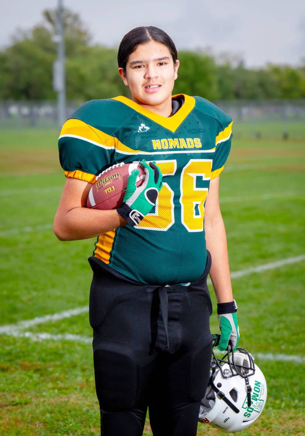 Supplied photo
                                Brian Courchene plays football for the North Winnipeg Nomads.