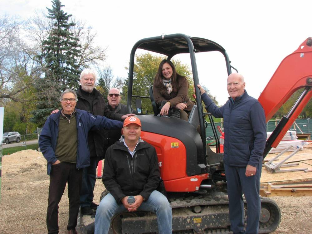 Supplied photo courtesy of Wildewood Golf Club
                                Construction has officially begun on a new clubhouse at Wildewood Golf Club (781 North Dr.), which was celebrated at an event by folks involved with the club and the City of Winnipeg on Oct. 14.