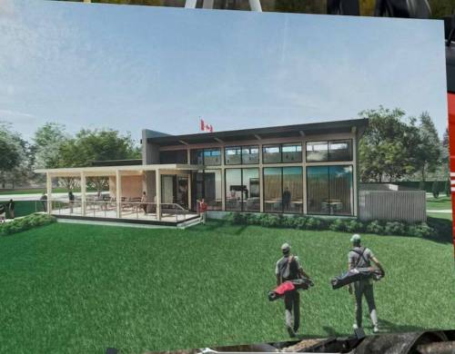 Supplied photo courtesy of Wildewood Golf Club
                                An artist’s rendering of the new clubhouse.