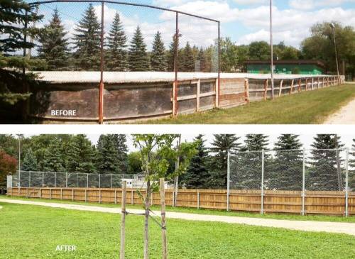 Supplied photo
                                The outdoor rink at Sir William Osler will benefit from new rink boards and fencing this winter.