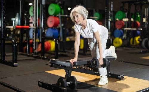 Adobe Stock photo
                                Numerous studies and doctors tout the benefits of lifting weights for older women.