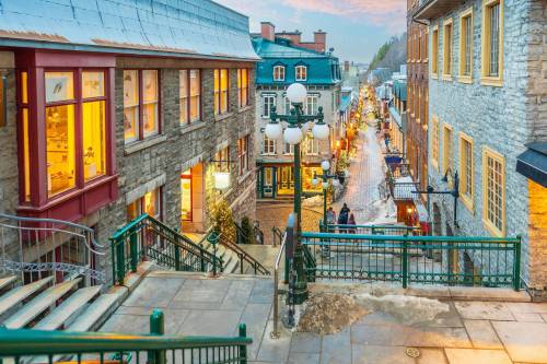 Adobe Stock photo
                                Quebec City&rsquo;s Old Town is like a life-sized European snow globe in the winter.