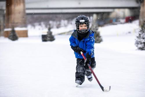 File photo
                                Zion Koncan skated on the Nestaweya River Trail on New Year&rsquo;s Day at The Forks in 2025 and he&rsquo;ll hopefully be there again on Jan. 1, 2026, as Winnipeg&rsquo;s meeting place will be offering free activities all day long.