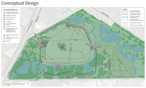 City of Winnipeg
                                The conceptual design for the redevelopment of Kilcona Park shows the changes that will affect those who like to exercise their dogs at the park.