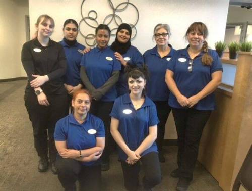 Photo by Anne Yanchyshyn
                                The staff and servers at Dakota House (some of whom are pictured here) are very much appreciated by the residents.