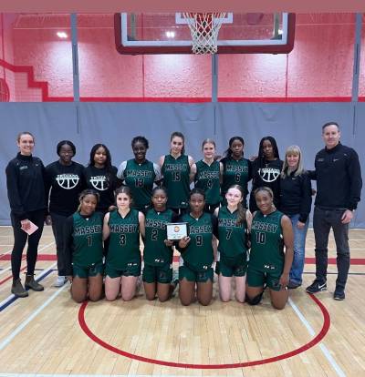 Supplied photo
                                The Vincent Massey AAAA varsity girls basketball team is looking to repeat the success of its 2025 season,w when the team won the MHSAA AAAA provincial championship.