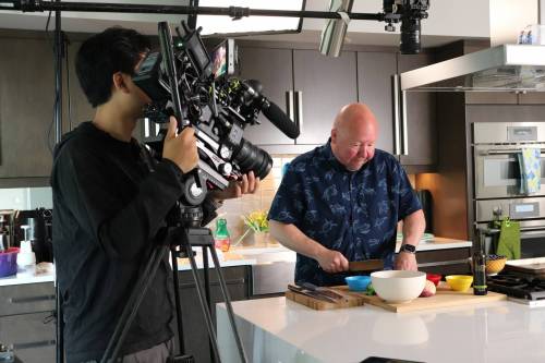 Supplied photo
                                The Diabetic Kitchen host Kevin Beaulieu is pictured during filming. A premiere screening of selected episodes will be held at the Park Theatre (698 Osborne St.) on March 10 at 7 p.m.