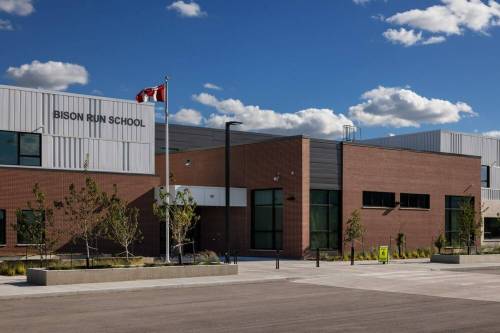 Pembina Trails School Division
                                Bison Run School will soon welcome a new playground for use by students and nearby residents.