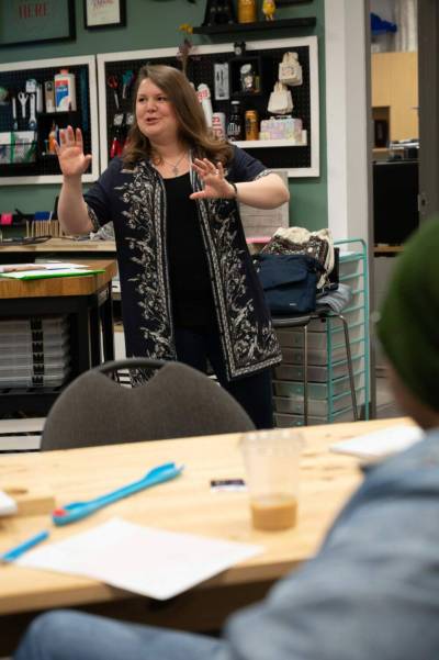 Supplied photo by Keeley Image Photography
                                Rachel E. Smith, a theatre professional, will be facilitating Improv for Caregivers: Building Meaningful Moments in Dementia Care, a new workshop she has developed with RETLife, wherein she will run participants through a number of improvisational and theatre-based exercises that can be used to provide caregivers with skills to help cope with and mitigate difficult situations.