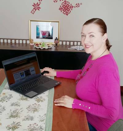 Photo by Tony Zerucha
                                Mila Shykota was inspired to create the Ukrainian Guide to Winnipeg website by a cultural exchange project at work.