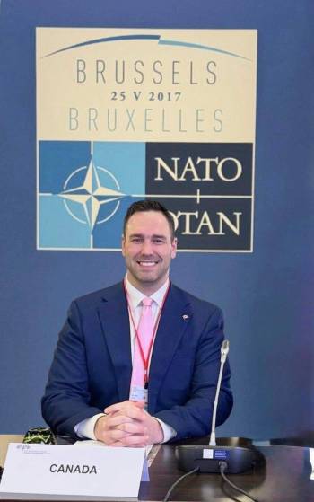 Supplied photo
                                Winnipeg South Centre MP Ben Carr recently represented Canada at the NATO parliamentary assembly&rsquo;s annual general meeting in Brussels, Belgium.
