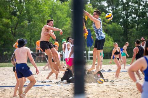 Free Press file photo
                                This year&rsquo;s Super-Spike volleyball tournament and concert series will run July 17 and 18 at Maple Grove Rugby Park.