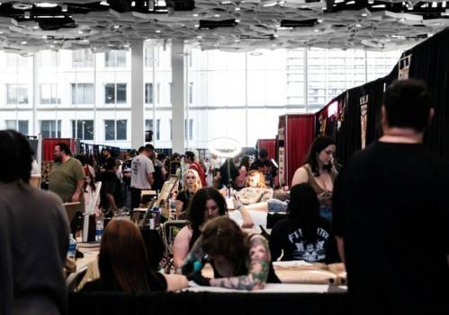 Supplied photo by Lou Anderson
                                The RBC Convention Centre was filled with people at the 2025 Winnipeg Tattoo Show.
