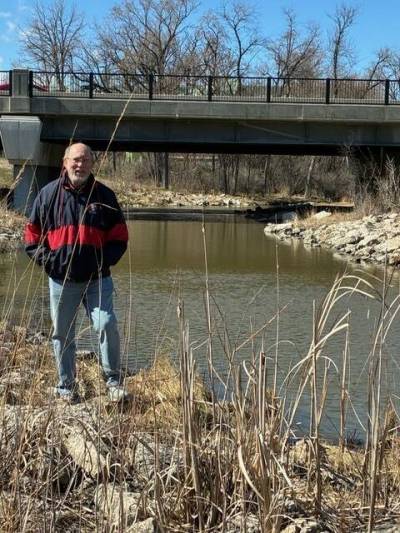 Supplied photo
                                Correspondent John Hindle, pictured here near the Seine River, has been impressed by the environmental stewardship of the grassroots non-profit Save Our Seine.