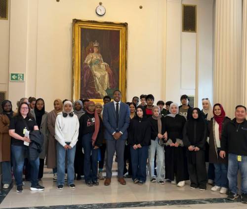 Supplied photo
                                St. Vital MLA Jamie Moses&rsquo; at a recent meet and greet with students from Dakota Collegiate during their Legislature tour and Chamber visit included great conversations about government, future careers, and opportunities ahead.