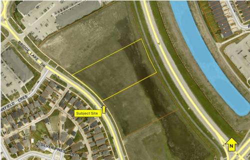 Supplied photo
                                Map of proposed site for the larger developments. The site above will be seven stories with 246 unit and 101 affordable units