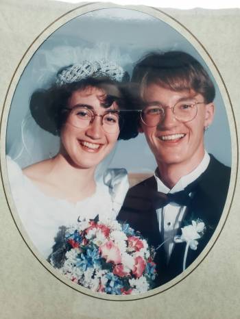 Supplied photo
                                Life was different when community correspondent Sonya Braun and her husband were married in 1996.