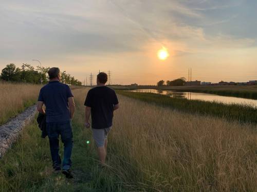 Supplied photo
                                Coun. John Orlikow (River Heights-Fort Garry), pictured here at the retention pond in Beaumont in 2019, will not be seeking re-election during the 2026 municipal election in October.