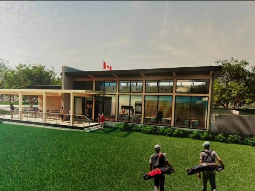 Supplied image
                                A rendering of the new Wildewood Golf Course clubhouse and restaurant, which was scheduled to open July 1.