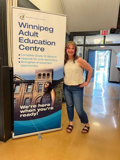 Supplied photo
                                Kristen Wynnobel recently completed her first year as a guidance counsellor at the downtown Winnipeg adult education hub. She believes the skills taught in the cognitive behaviour therapy with mindfulness program would benefit students at WAEC.
