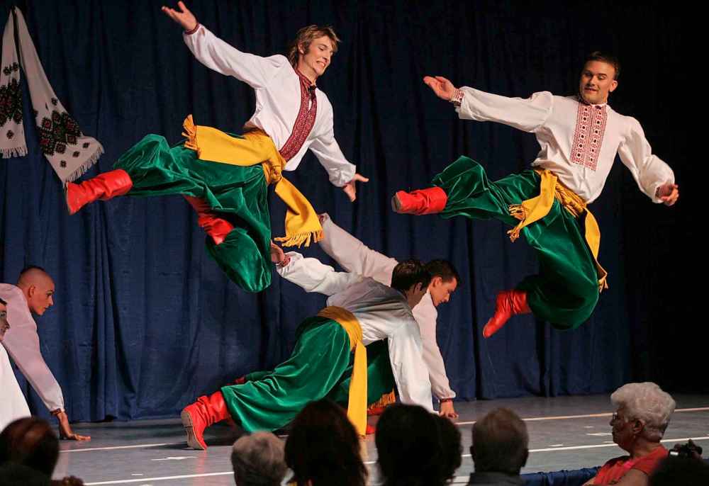 The Ukraine-Kyiv pavilion is one of 21 original Folklorama pavilions, meaning it will be celebrating its 50th anniversary this year, too. (Boris Minkevich / Winnipeg Free Press files)