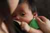 RUTH BONNEVILLE / WINNIPEG FREE PRESS
Wendy Hallgrimson with baby Lindal.