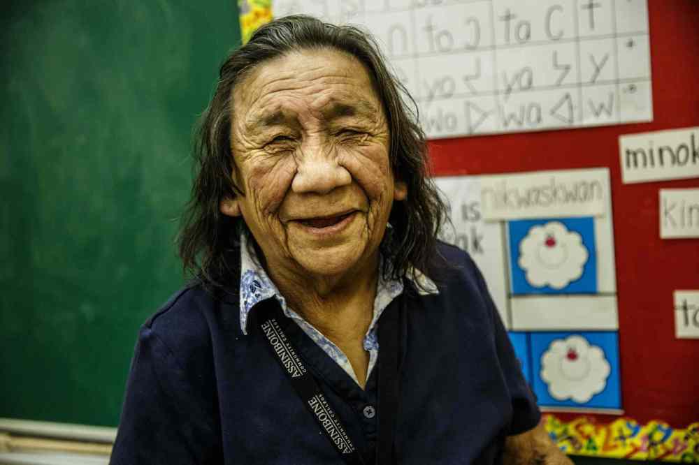 Mike Deal / Winnipeg Free Press
Mason says it is critical to keep the language alive, however most of the children have no connection to it outside the classroom.