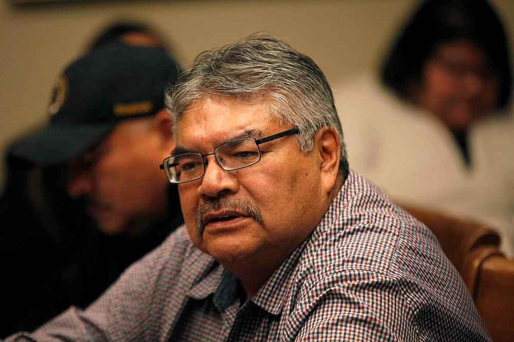 PHIL HOSSACK / WINNIPEG FREE PRESS FILES
St. Theresa Point chief David McDougall says since the province ordered First Nations safety officers to stop searching for contraband at airports, the incidence of drug use in his community and other fly-in First Nations has risen.