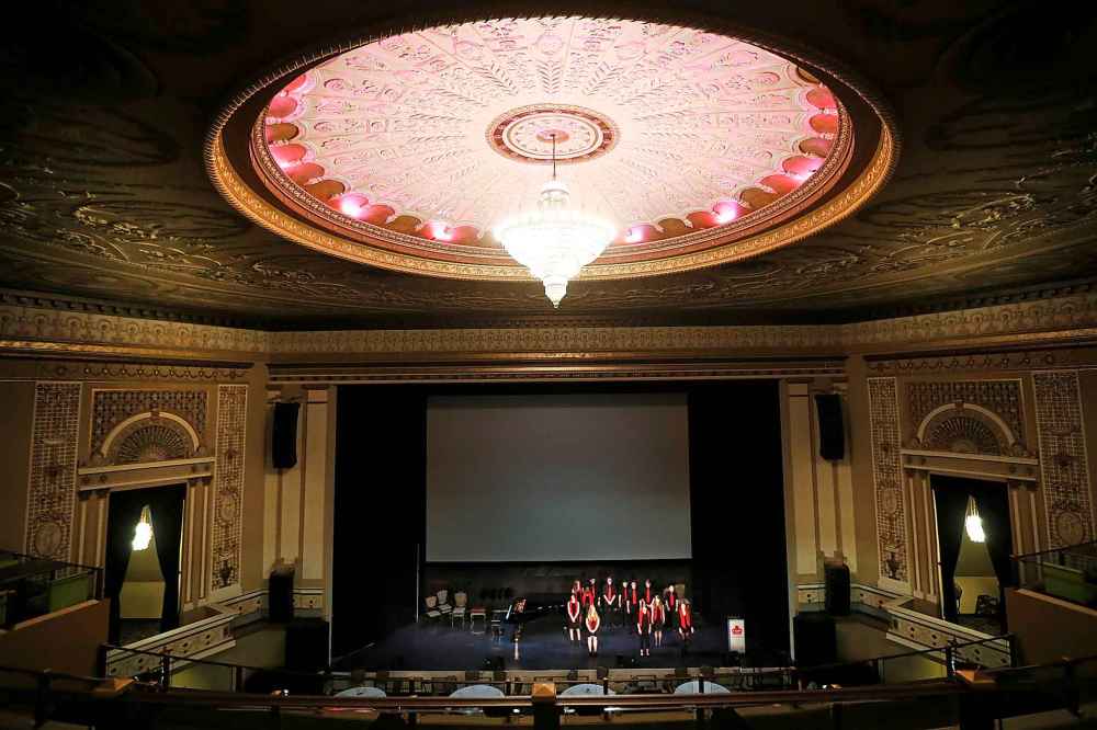 Inside the ornate Metropolitan Event Centre. (John Woods / Winnipeg Free Press)