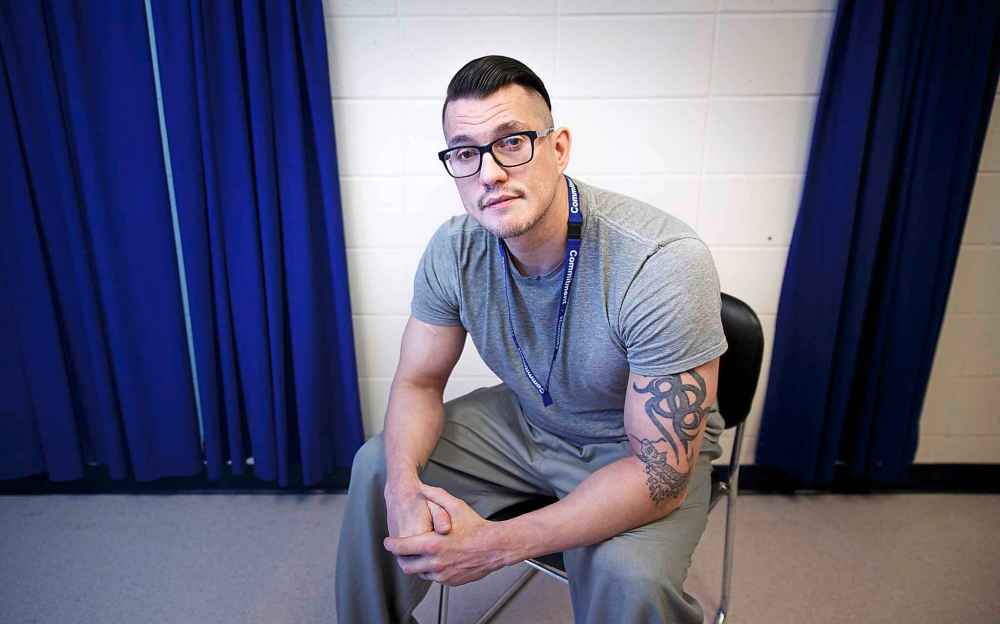 MIKE DEAL / WINNIPEG FREE PRESS
Nelson Berard was sent to Headingley for armed robbery last December and managed to sober up there with the help of a program that helped him realize the impact his opioid use was having on himself and his family.