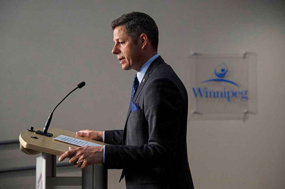 MIKE DEAL / WINNIPEG FREE PRESS
Winnipeg Mayor Brian Bowman