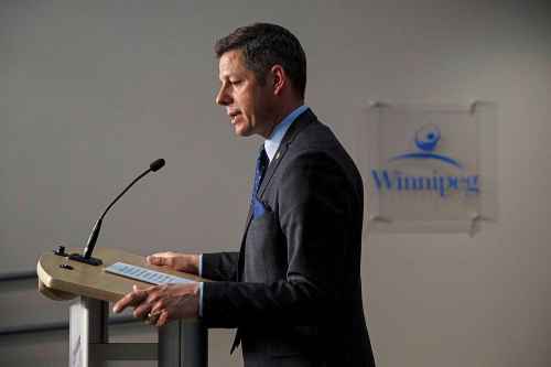 MIKE DEAL / WINNIPEG FREE PRESS
Winnipeg Mayor Brian Bowman