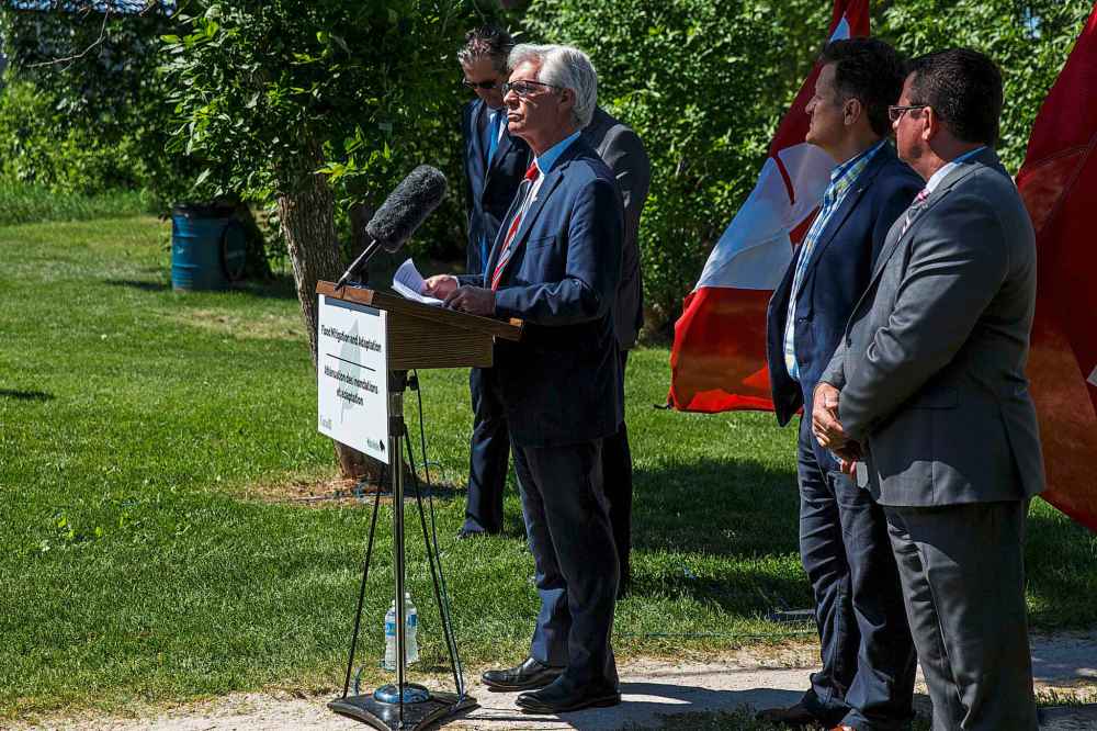 MIKE DEAL / WINNIPEG FREE PRESS
MP Jim Carr: 'The funding is in place. We believe it will proceed quickly, as it should.'