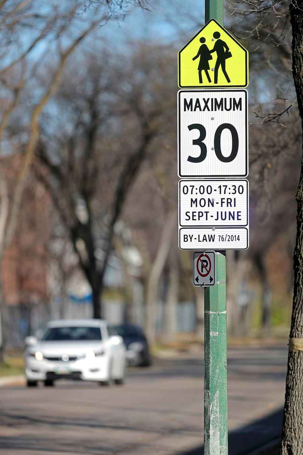 When the speeds are reduced to 30 km/h, 95 per cent of pedestrians will survive and 30 per cent will not even suffer an injury. (Trevor Hagan / Winnipeg Free Press files)
