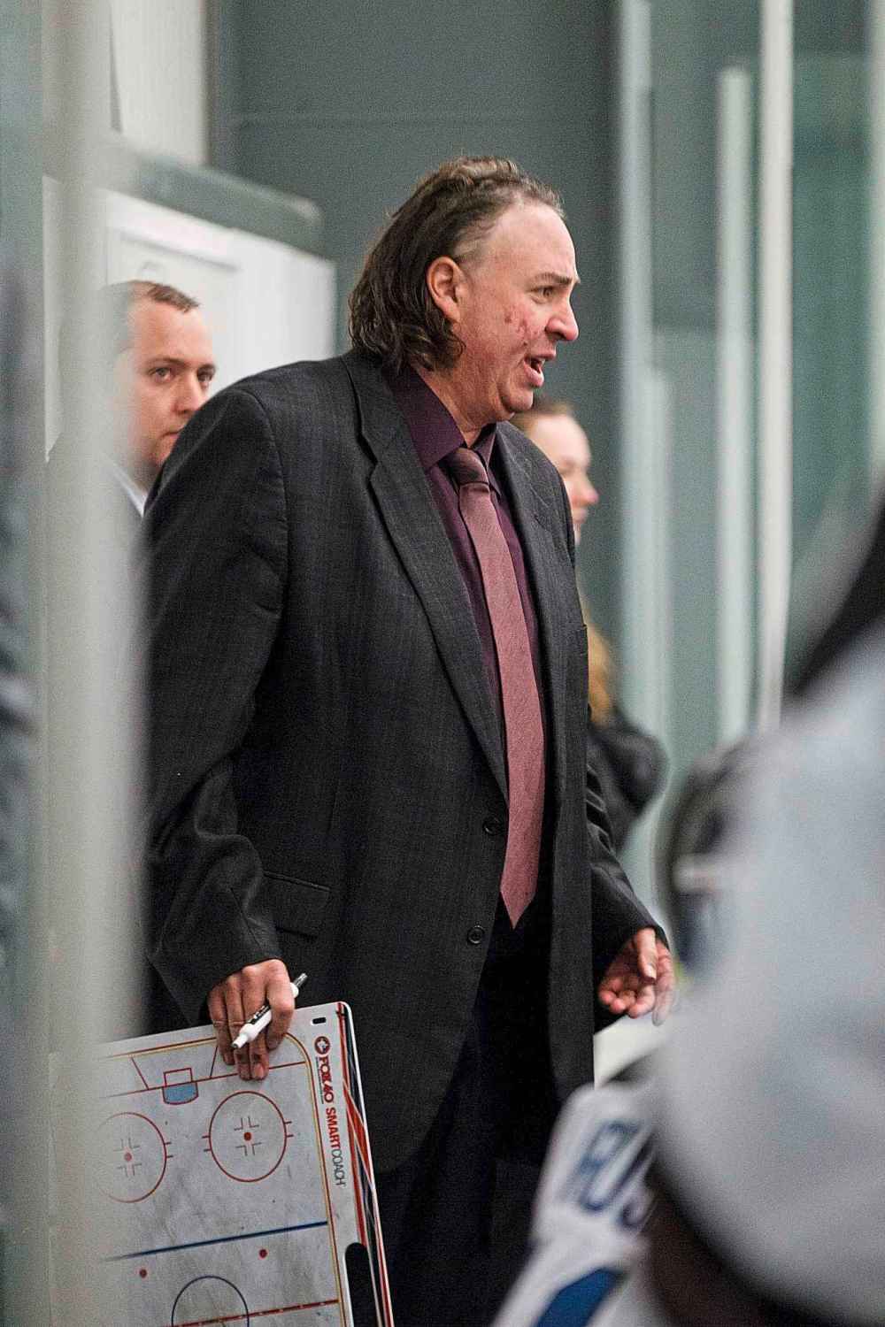 Swan Valley Stampeders' head coach Barry Wolff says the whole town is excited about the MJHL finals. It's the first time in 20 seasons the team has made it this far. (Mike Deal / Winnipeg Free Press files)
