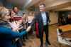 JOHN WOODS / WINNIPEG FREE PRESS
Manitoba MLA Andrew Swan greets supporters at Robert Steen Community Centre before he announced on Monday that he will be running for the federal NDP seat in Winnipeg Centre in the next federal election.
