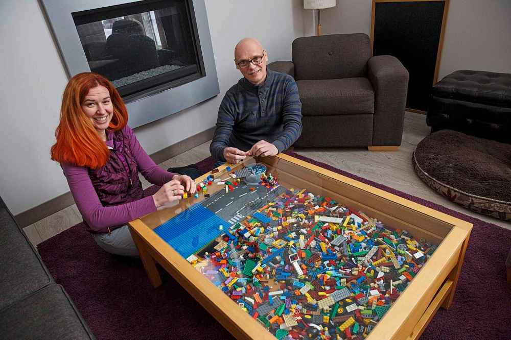 MIKE DEAL / WINNIPEG FREE PRESS
Kristen Klassen and Darrell Cole are the only certified trainers in North America for Lego Serious Play.