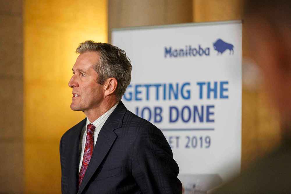 MIKE DEAL / WINNIPEG FREE PRESS
Premier Brian Pallister
