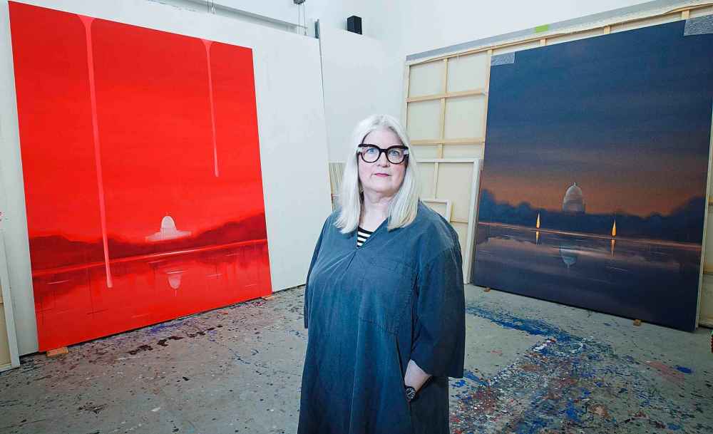 Mike Deal / Winnipeg Free Press
Artist Wanda Koop: 'I was just heartbroken when I saw the steeple topple'