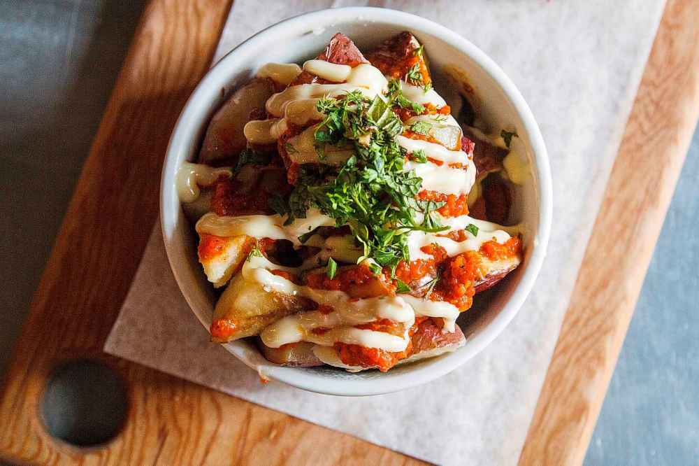 Garlic Roasted Breakfast Potatoes.