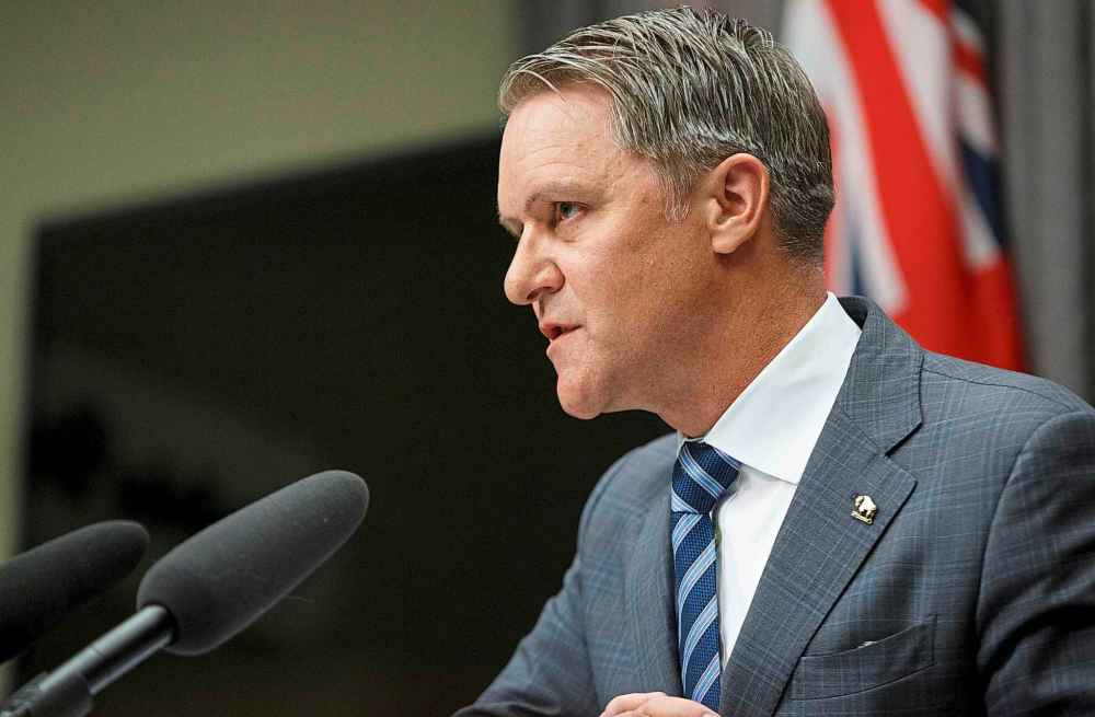 MIKE DEAL / WINNIPEG FREE PRESS
Cameron Friesen Minister of Health, Seniors and Active Living.