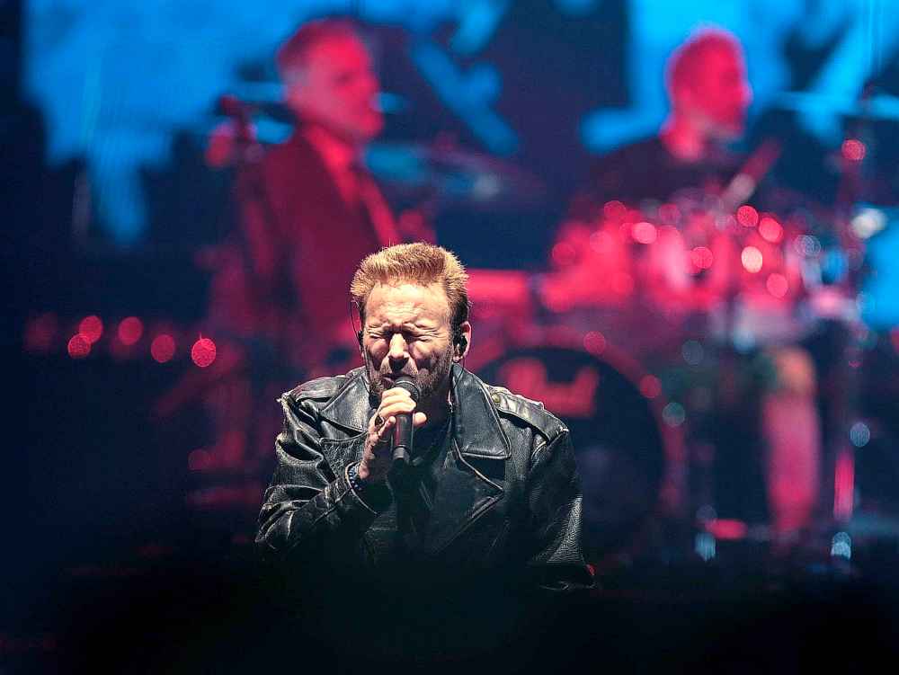 Photos by PHIL HOSSACK / WINNIPEG FREE PRESS
Corey Hart in concert at Bell MTS Place Tuesday evening.