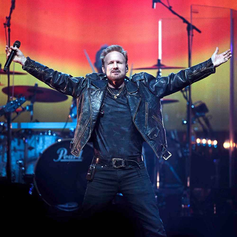 Corey Hart in concert at Bell MTS Place Tuesday evening.